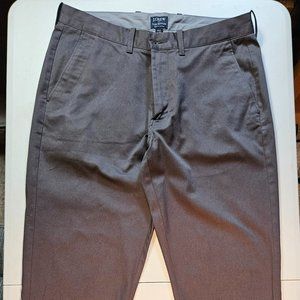 J Crew Flex Sutton Slim Chino, Grey, Men's 33x30